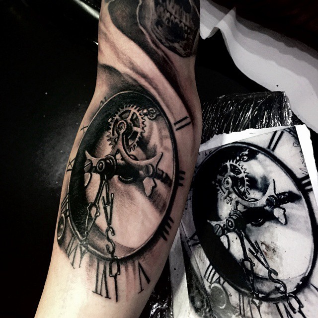 Time waits for no one by Samantha MsFox TattooNOW