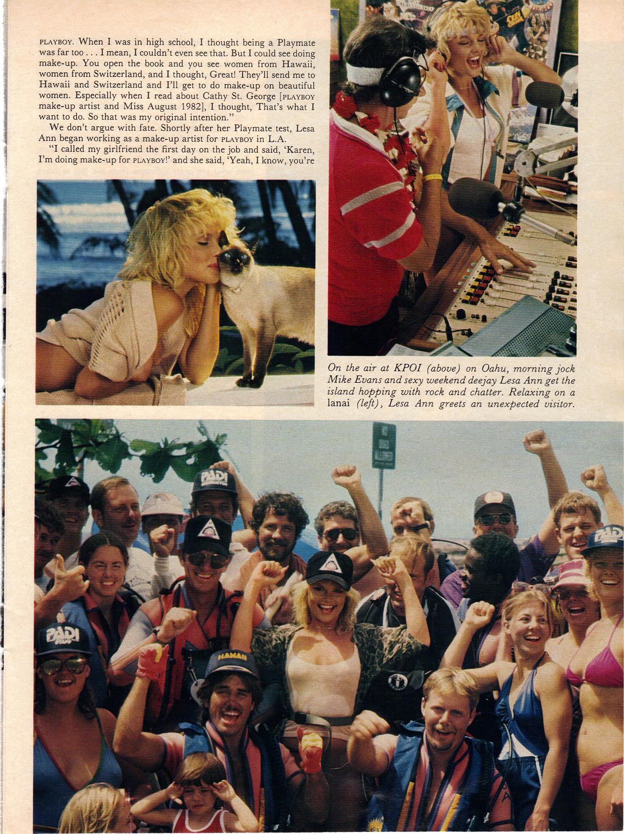 fleshofsummerspast:  Lesa Ann Pedriana, Playboy’s Miss April 1984 Original layout