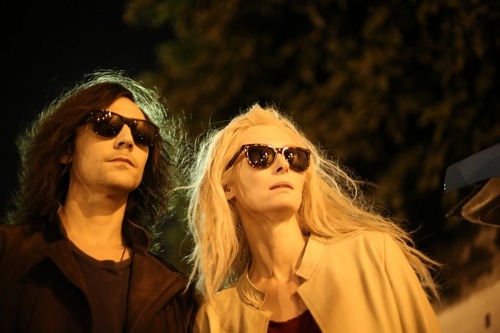 catgoboom:  nessuno:  torrilla:  Tom Hiddleston and Tilda Swinton as Adam and Eve in Only Lovers Left Alive (x)  so it’s loki the frost prince with narnia’s ice witch  how dare you  #inlove #obsessed