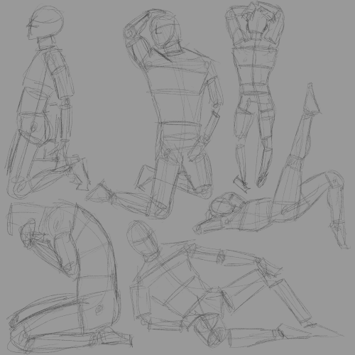 Figure studies to keep the art machine ticking over while I can’t decide what I actually want 