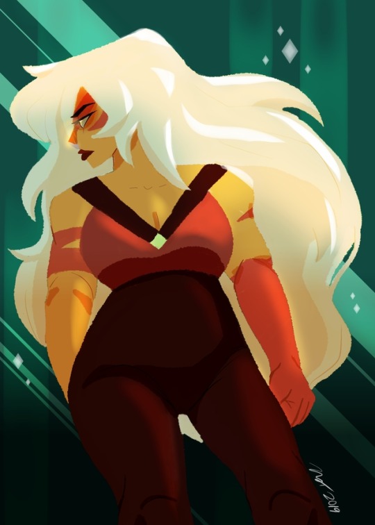 nikkidoesart:  Did a quick doodle redraw of Jasper I did back in 2016 cause I miss the big Cheeto puff(New left, Old right)