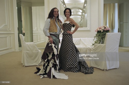 Couture Collection Spring-summer 1996 Givenchy By John Galliano. Paris, janvier 1996