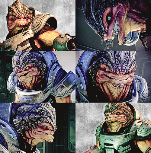 skeletongrins:  I am pure krogan; you should be in awe. (x) 