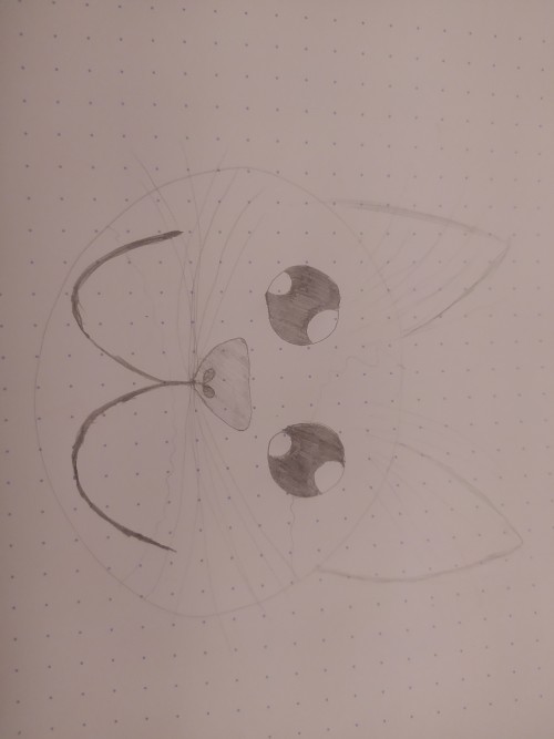 Somehow I Wound Up Making A Sketchbook Of Some Sort, Anyway Drew Two Kitty Cats But Didn't Color Them