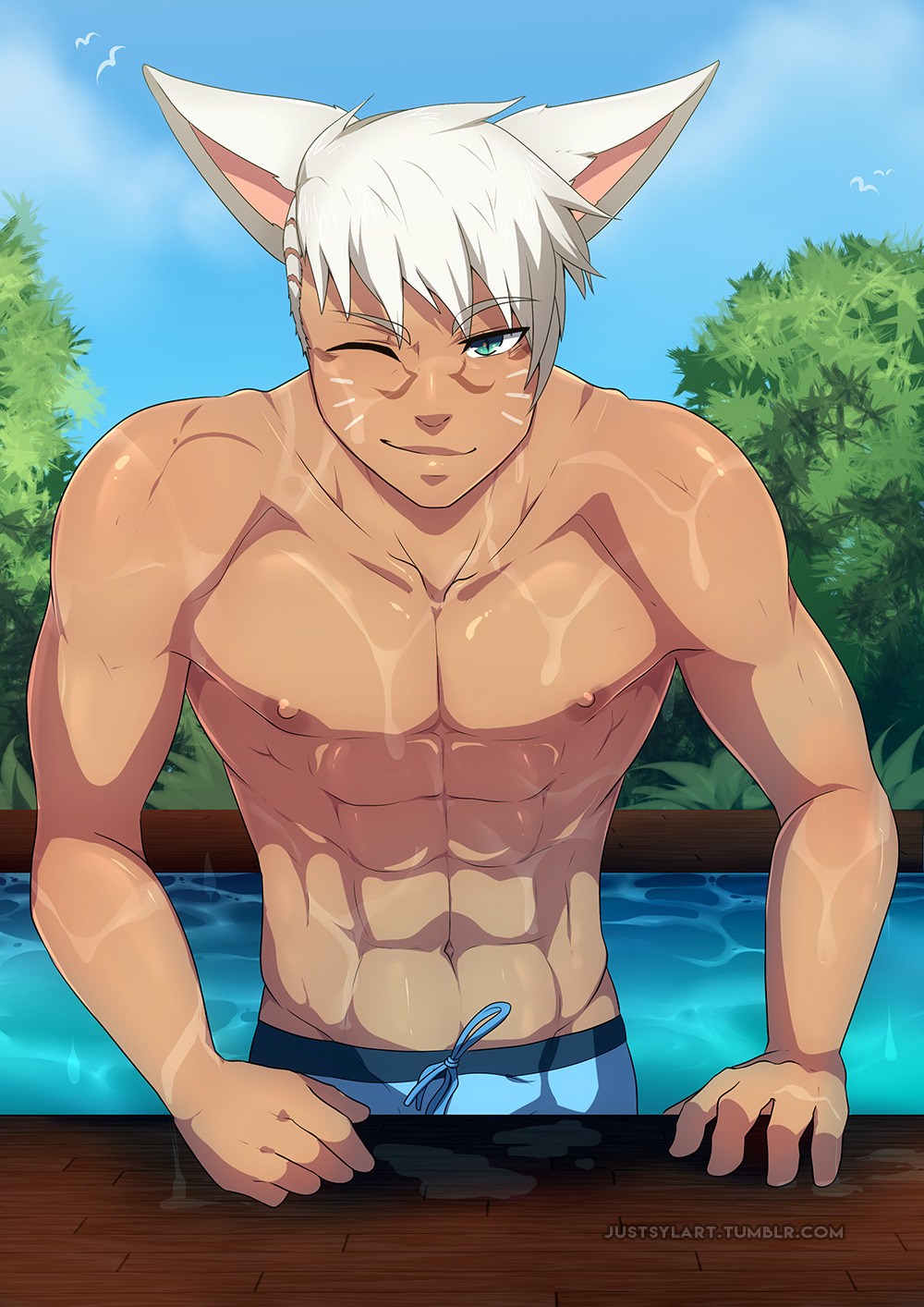 I’m back from my trip so I’ll be finishing comissions! This one is for Ceraph!