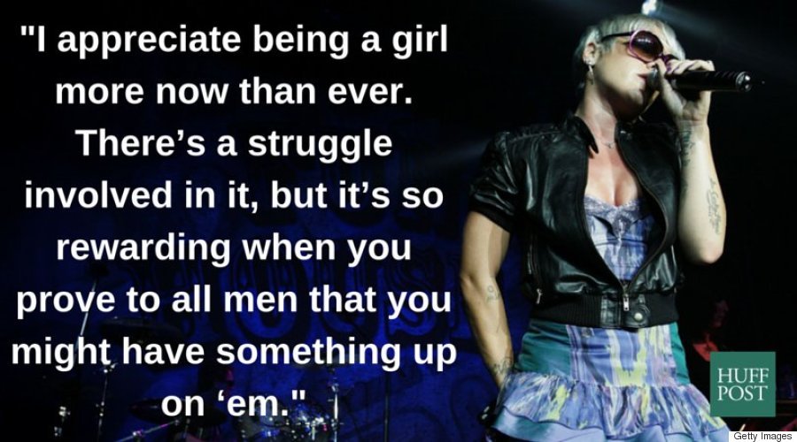 huffingtonpost:  9 Times P!nk Proved That Every Woman Should Be Able To Define HerselfP!nk