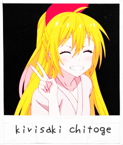 hopelessbaka:  Nisekoi Cast   Polaroids 