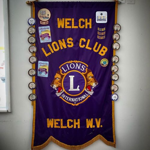 May 12, 2021. “Welch Lions Club” Awards Banner. #welch #lionsclub #lionsclubs #wv #award
