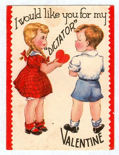 sixpenceee:Some creepy &amp; strange vintage Valentines. Here’s my compilation