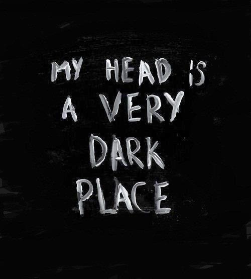 Filled with uncontrollable thoughts, my fears, and my inner monsters.