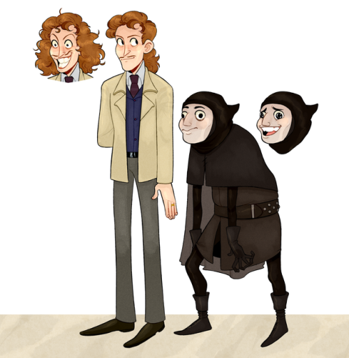 sugarandmemories: Models for Igor and Fredrick to get the feel for them before I begin the animatic.