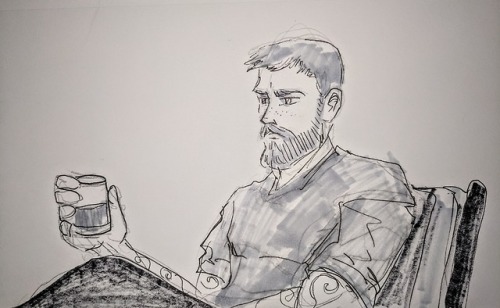 hillyminne: neurada-sheithSexy ron Weasley having a drink