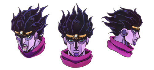 highdio:Diver Down, Star Platinum and Weather Report models (transparent), Stone Ocean Anime.