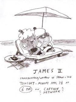 James II promo by writer/storyboard artist Seo Kim  New episode tonight, new time! 