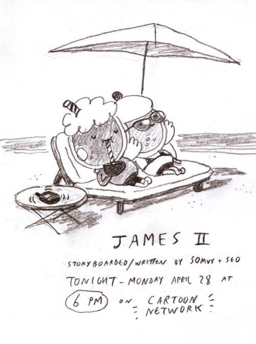 James II promo by writer/storyboard artist Seo Kim  New episode tonight, new time! 