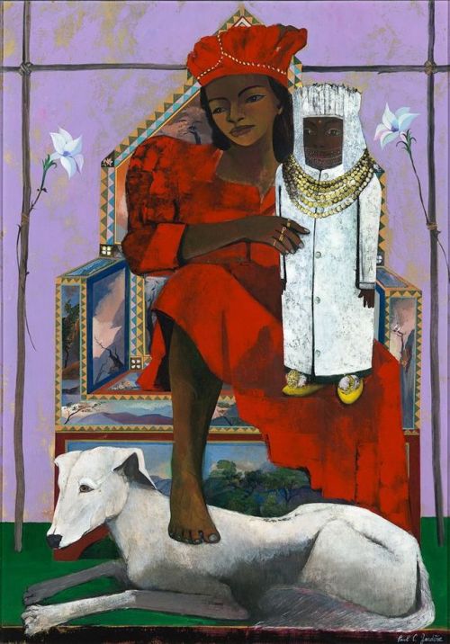 Madonna (Madame Duvalier), 1983 by Paul Claude Gardere (#haiti)