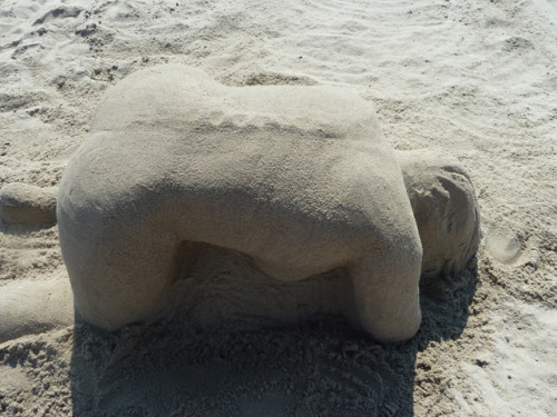 Sand Sculpture, Fort Tilden, NY porn pictures