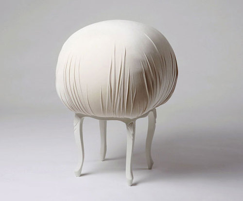 f-l-e-u-r-d-e-l-y-s:  Surreal furniture by Lila Jang   The strange and surreal furniture designer and Korean artist Lila Jang, who in his last series likes to twist and distort the classic French furniture of the 18th century. Lila Jang studied design