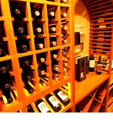 Cincinnati Large Wine CellarWine Cellar - Large Traditional Ceramic Tile Wine Cellar Idea With Storage