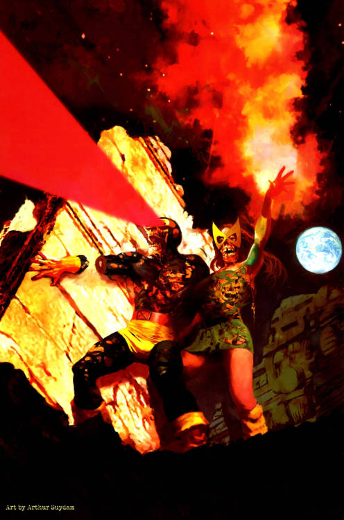 brianmichaelbendis:  Arthur Suydam zombifies Marvel’s most iconic covers