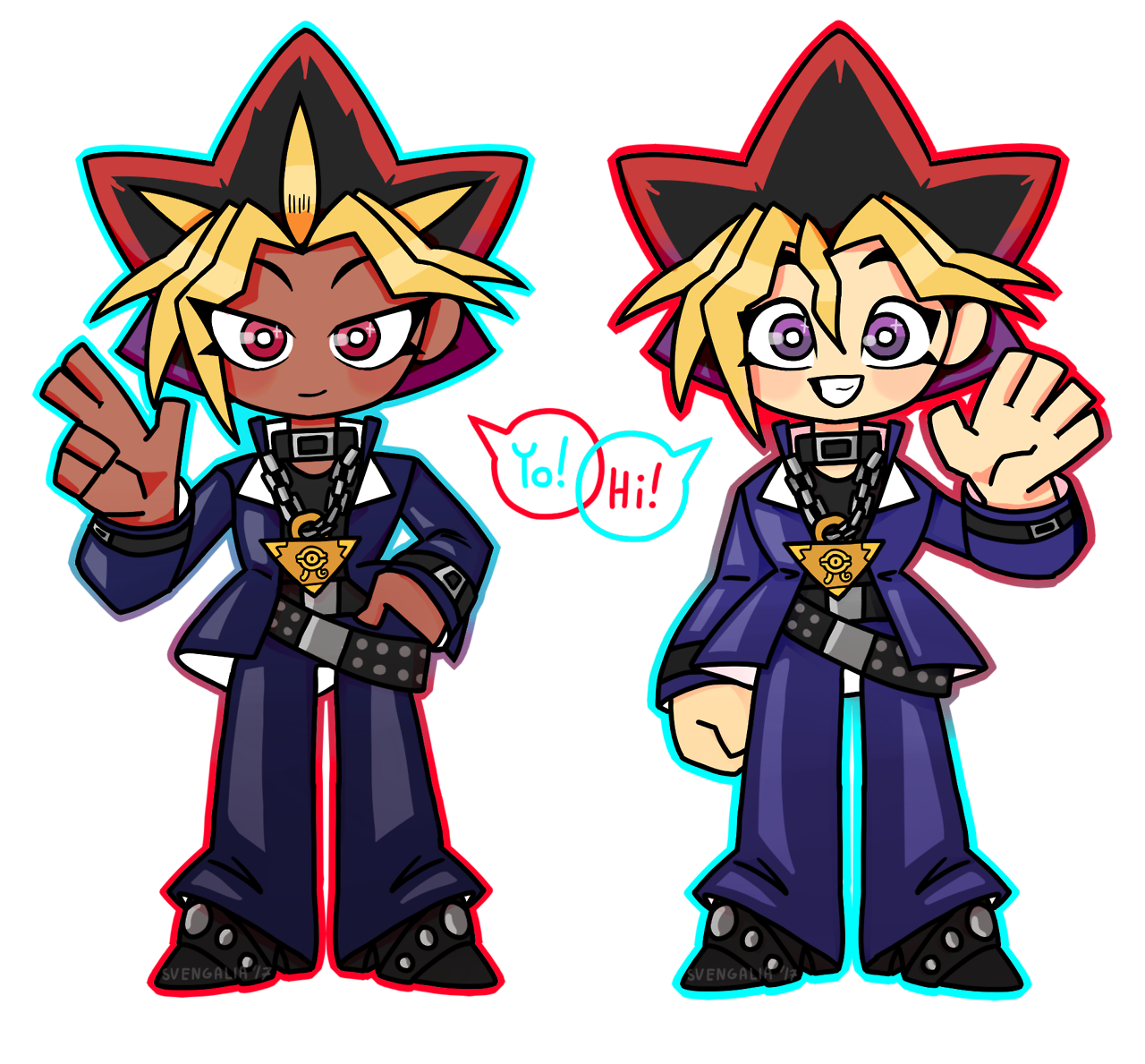 svengalia:my good card game loving punk boys!!!