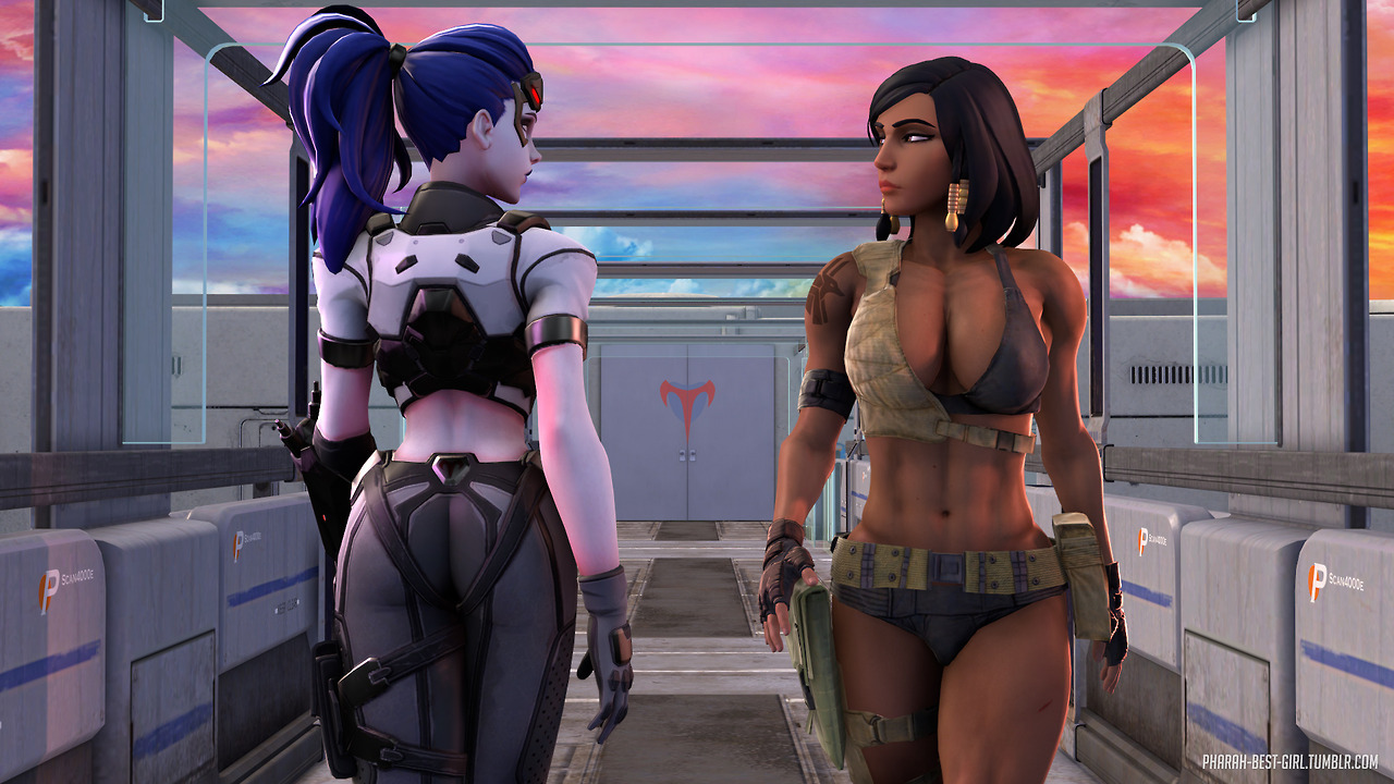 Widow eyeballin’ the new Talon member