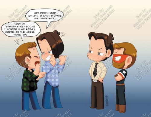 kamidiox: What would the #Winchesters say if they meet #Walker and #SoldierBoy? Well, @secheverri28 