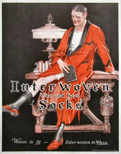 dongiovannitriumphant: A selection of very heterosexual sock ads by J. C. Leyendecker