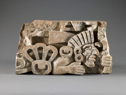 Slam-African:  Fragment Of An Architectural Frieze, Zapotec, C.600–909, Saint Louis