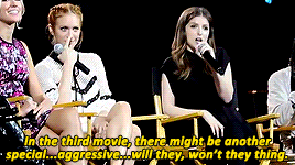 brittany-snodes:Now your character Chloe and Anna Kendrick’s character Beca…are you aware of this fa