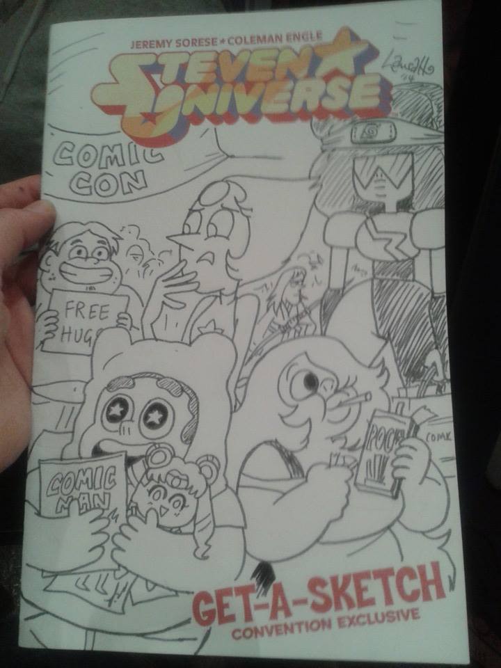 victorianclam:  I did an Uncle Grandpa cover sketch for someone at a comic con last