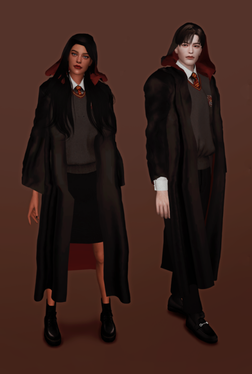 hitohari-sims: oje0126: thisiskiro:  Kiro_Hogwarts uniform &amp; Cape DOWNLOAD LINK 열정 만수르 김키로&h