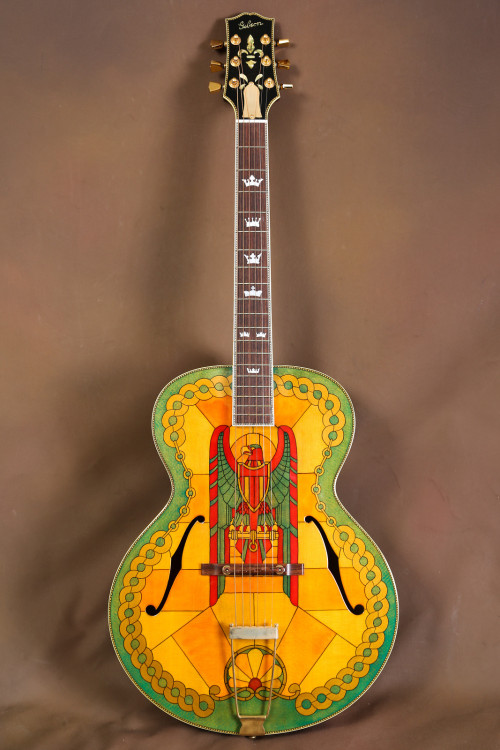 randyhaddock: 2001 Gibson L-5 Stained Glass Custom Acoustic Guitar