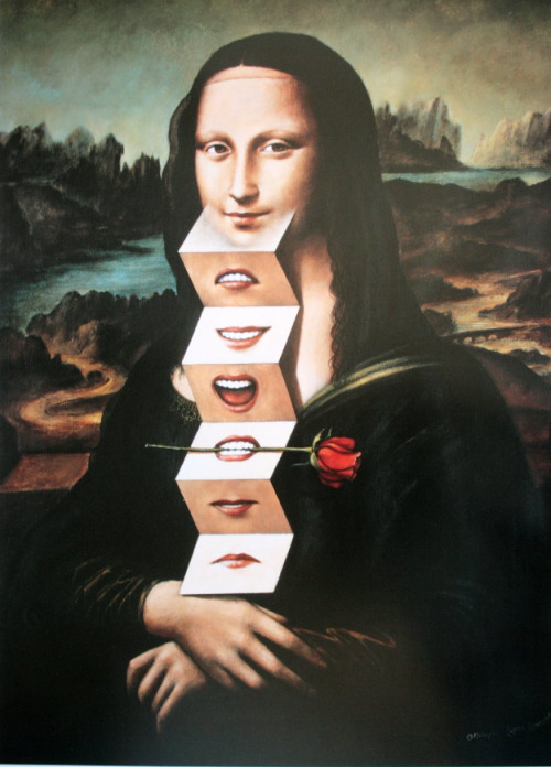 magrittee:  Rafal Olbinski - Rehearsal for an Icon