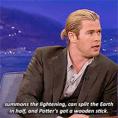 mlmannaz:  vibrathor: Thor vs Harry Potter  I’m sorry all I read was “MINE IS