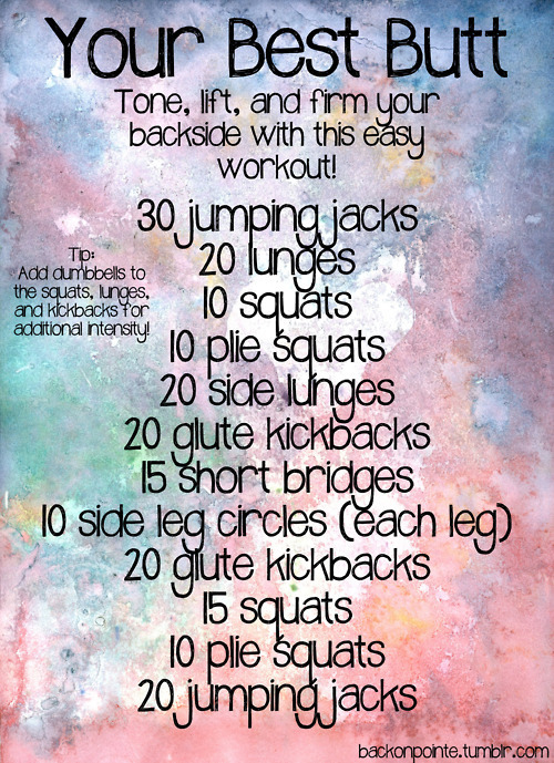 butterflybonesxo:  I know y’all like my workout posts. So here you go :3