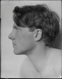 yeahiwasintheshit:  mattretallickblogs: Rupert Brooke (1913) - Sherrill Schell   “at length the waves grew more terrific, my control  of the situation was over. i treated him with the utmost violence, to which he more quietly, but incessantly, responded.”