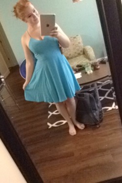 Ignore my face and the quality of this picture (my iPad is no better than my shit gophone and I was about to gym after I tried this on) but my dresses finally came in! This one is perfect and fits perfectly and I&rsquo;m gonna wear it out tonight. The