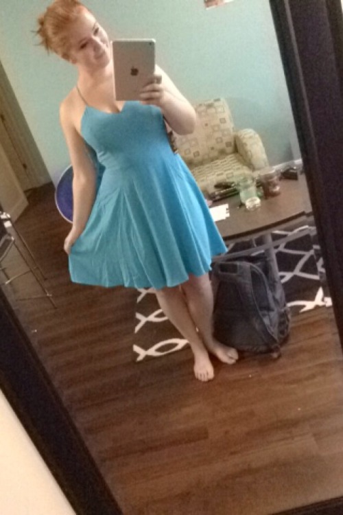 Ignore my face and the quality of this picture (my iPad is no better than my shit gophone and I was about to gym after I tried this on) but my dresses finally came in! This one is perfect and fits perfectly and I’m gonna wear it out tonight. The