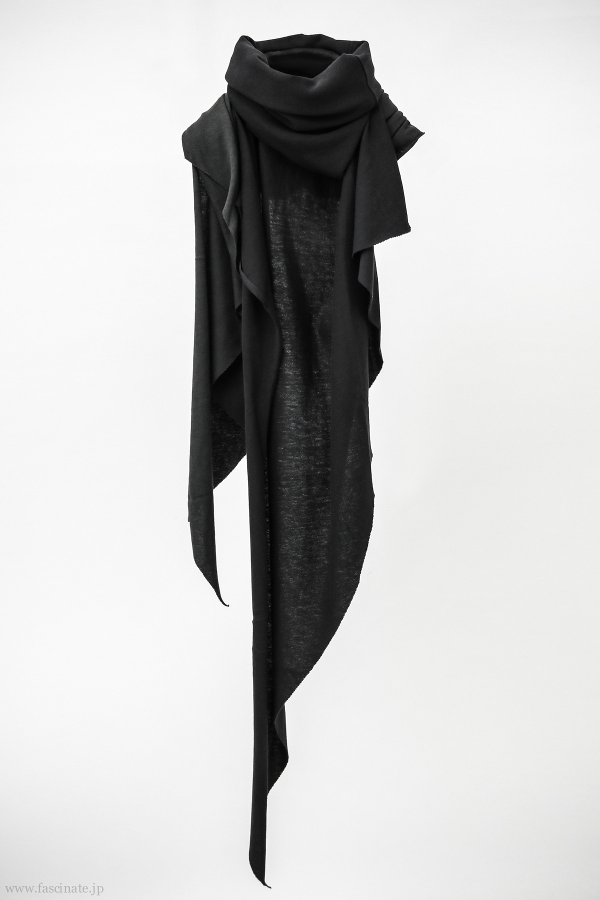 fascinate2007: Devoa Cotton x Cashmere Stole / OAC-KCC / Black x Charcoal