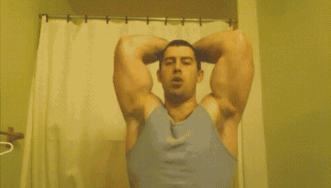 gymratskip:  “Here’s another hairy muscle boy that’s just begging to be wrestled