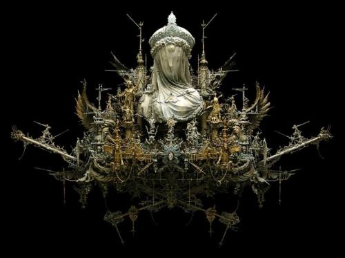 steampunktendencies:&ldquo;Unveiled Obscurity&rdquo; - Kris Kuksi