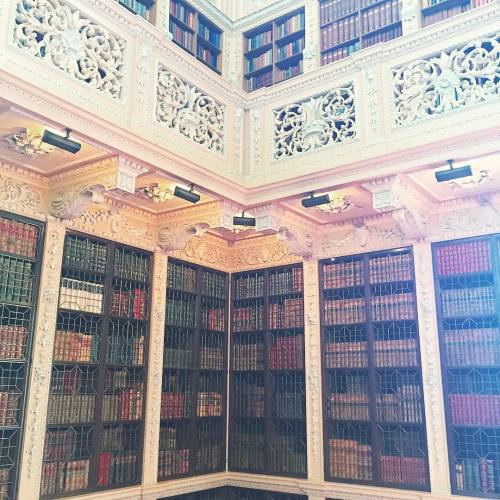 The library of my dreams! It&rsquo;s like something out of Beauty and the Beast! #library #libra