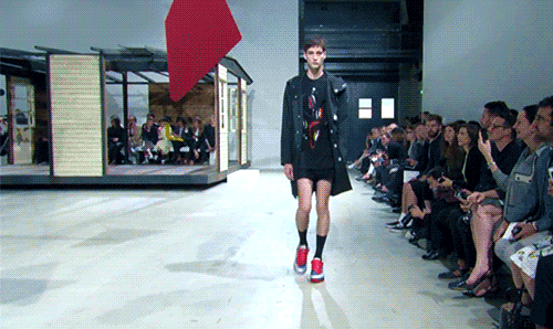 vl4da:  Corentin Renault closing Raf Simons Spring 2014.