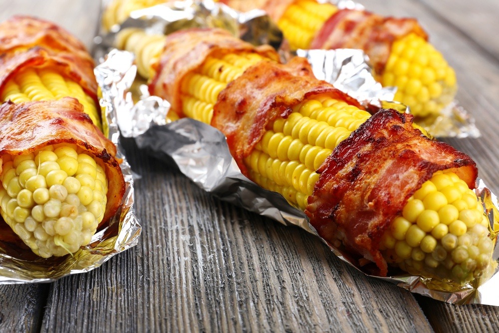 foodffs:  Instant Pot Corn on the Cob Wrapped in Bacon My Instant Pot corn on the