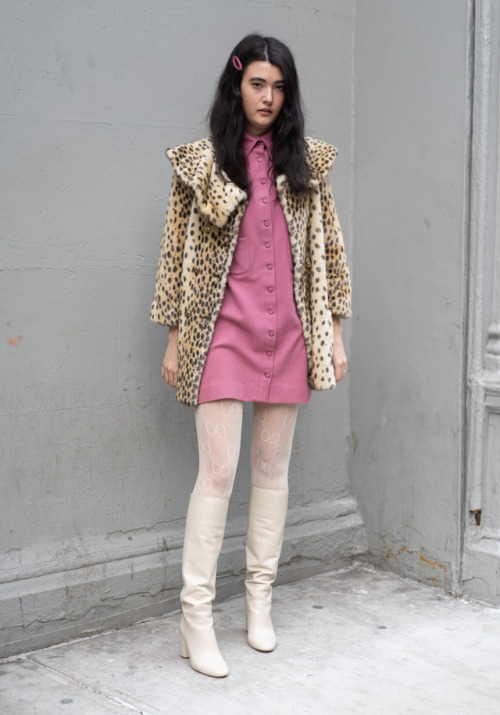 jackisreallycool: nyc-looks: MC, 29“I am wearing a 70s dress from Hazy Dayz Vintage, a th