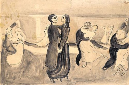 The Dance of Life (Detail)  -  Edvard Munch  1899-1900Norwegian 1863-1944