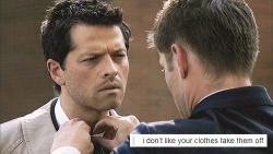  Supernatural + text post Cas + text post 