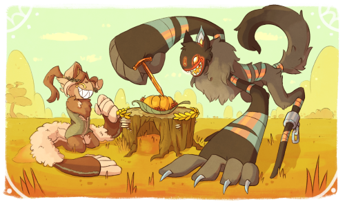 Here’s that November Scarfox prompt, I missed it last year so I had to get something out for this one!