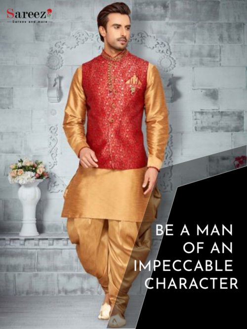 Traditional Indian men wear is the effervescent kurta! A new fashion standard to men, kurtas are kno